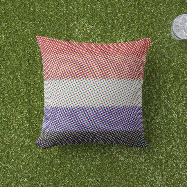 Coussin Drapeau de fierté Cupioromantique Abstrait Tripant (Herbe)