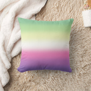Coussin Drapeau de fierté Gradient Genderfae 