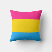 Coussin Drapeau de fierté Pansexual LGBTQ (Verso)