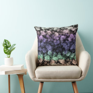 Coussin Drapeau de fierté Uingender Boho Groovy Bulles Écl