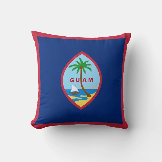 Coussin Drapeau de Guam (Recto)