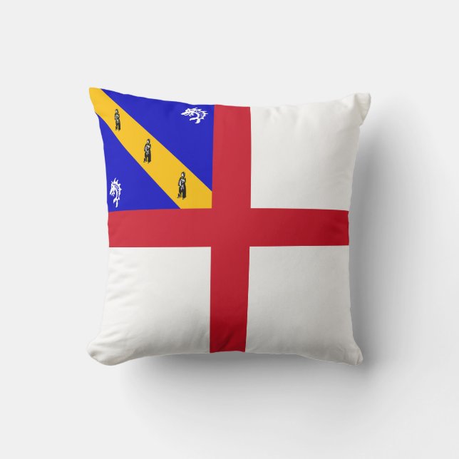 Coussin Drapeau de Herm (Recto)