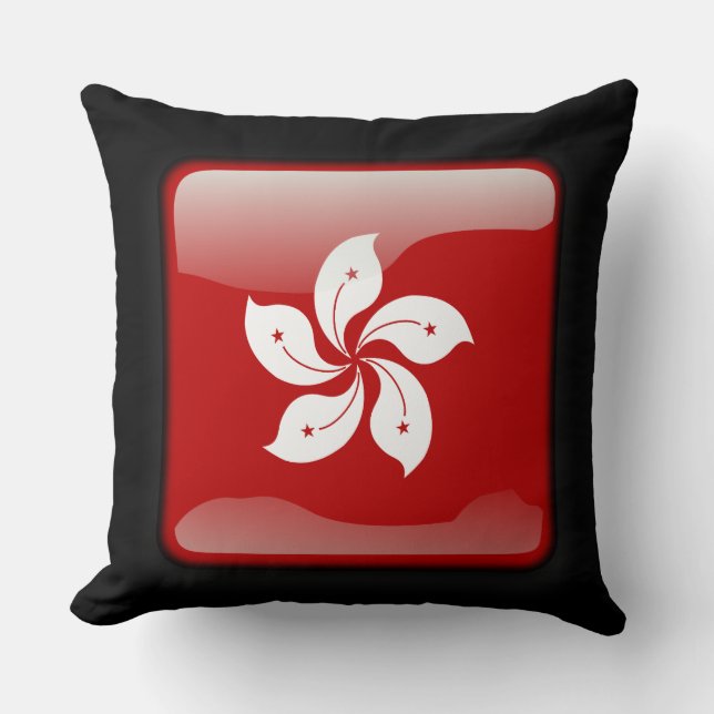 Coussin Drapeau de Hong Kong (Recto)
