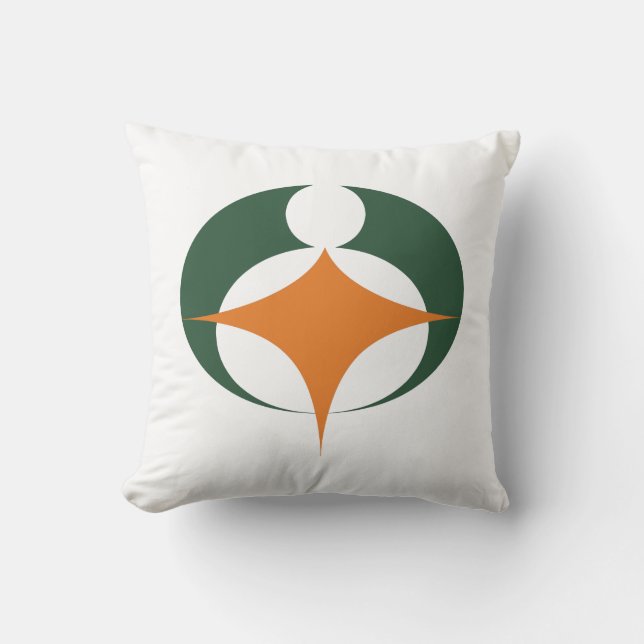 Coussin Drapeau de Koga, Shiga, Japon (Recto)