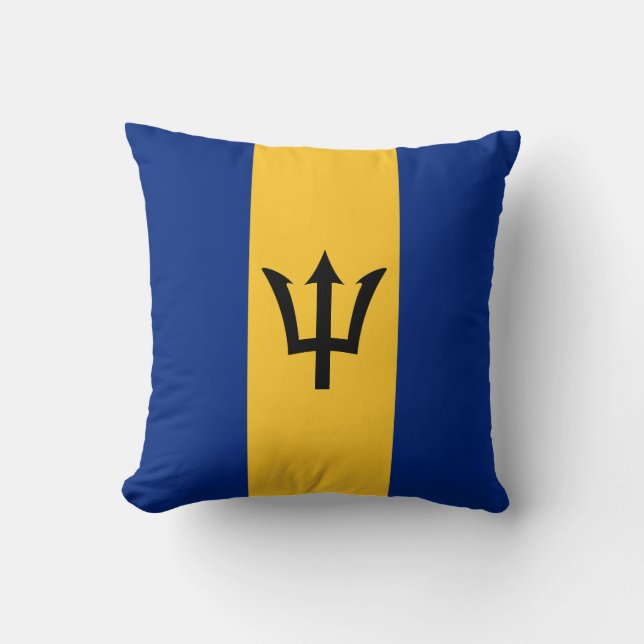 Coussin Drapeau de la Barbade (Recto)