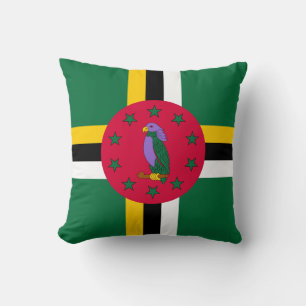 Coussin Drapeau de la Dominique