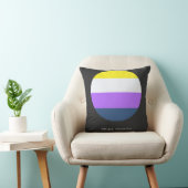 Coussin Drapeau de la fierté (Chaise)