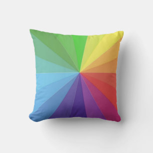 Coussin Drapeau de la fierté arc-en-ciel LGBT Abstrait