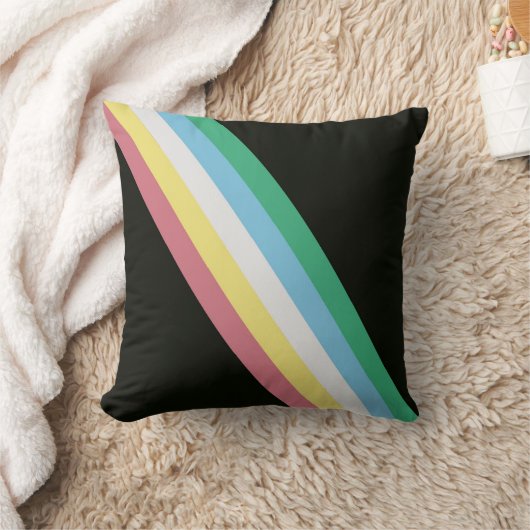 Coussin Drapeau de la fierté d'invalidité (Couverture)