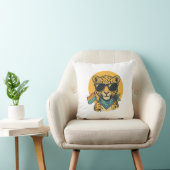Coussin Drapeau de la fierté du léopard arc-en-ciel Design (Chaise)