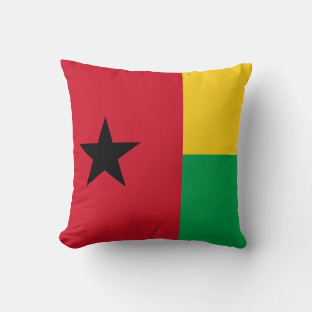Coussin Drapeau de la Guinée-Bissau (Recto)