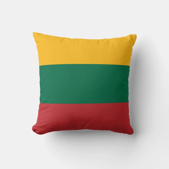 Coussin Drapeau de la Lituanie (Recto)