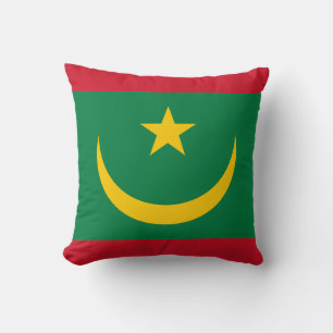 Coussin Drapeau de la Mauritanie