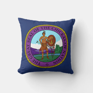 Coussin Drapeau de la nation Chickasaw