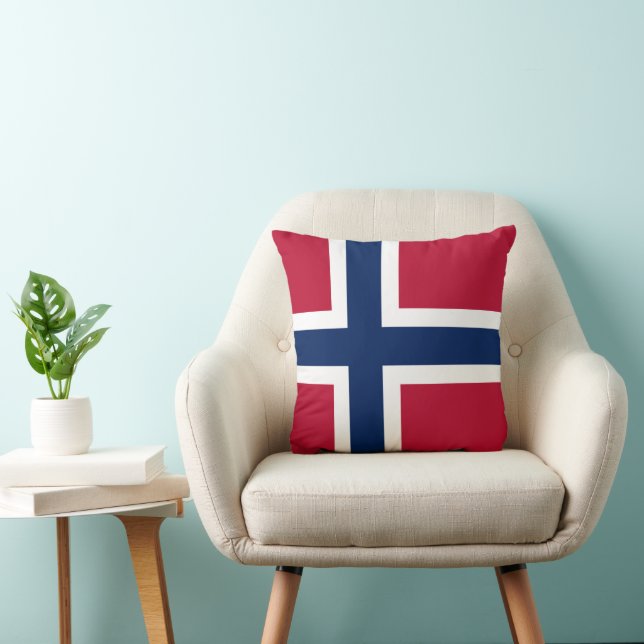 Coussin Drapeau de la Norvège (Chaise)