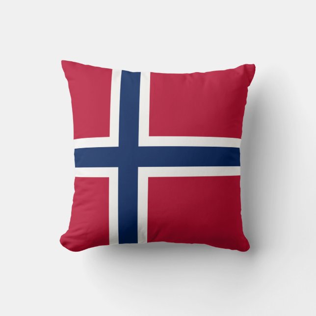 Coussin Drapeau de la Norvège (Recto)