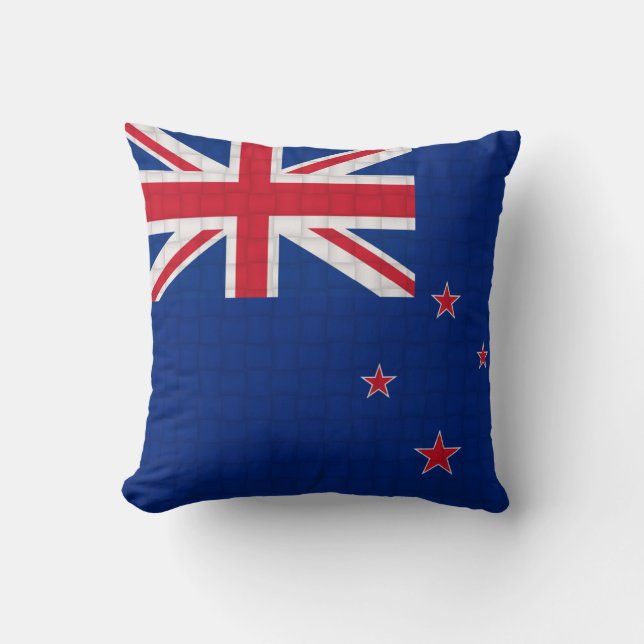Coussin Drapeau de la Nouvelle Zélande (Recto)