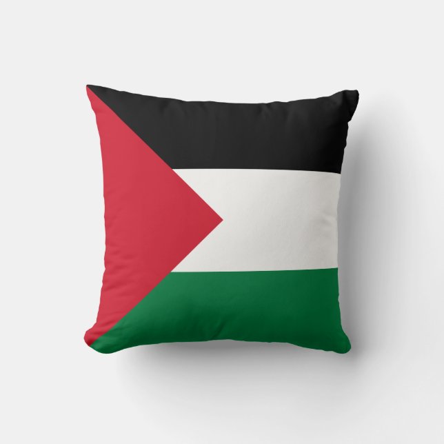 Coussin Drapeau de la Palestine (Recto)