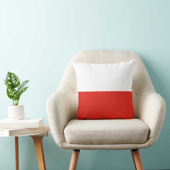 Coussin Drapeau de la Pologne (Chaise)