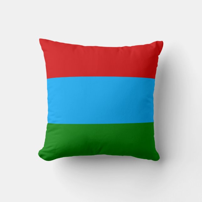 Coussin Drapeau de la République de Karelia (Recto)
