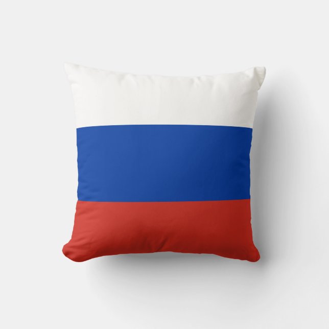 Coussin Drapeau de la Russie (Recto)