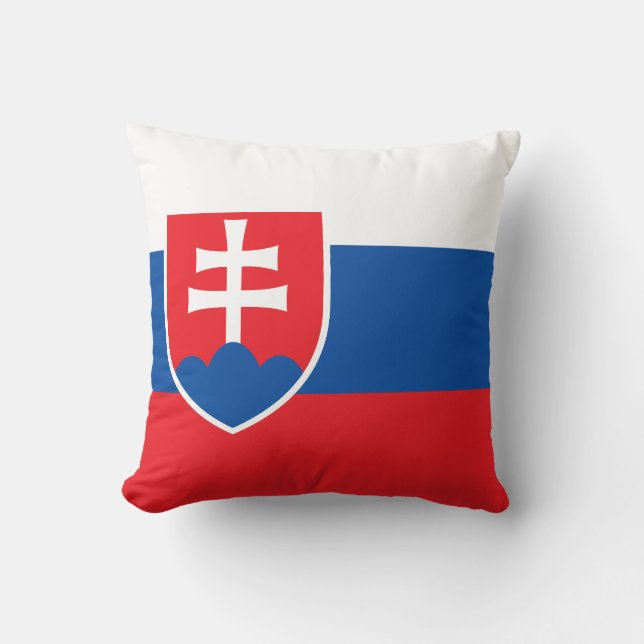 Coussin Drapeau de la Slovaquie (Recto)