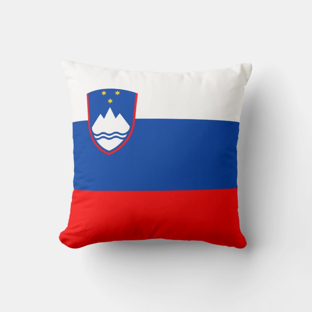 Coussin Drapeau de la Slovénie (Recto)