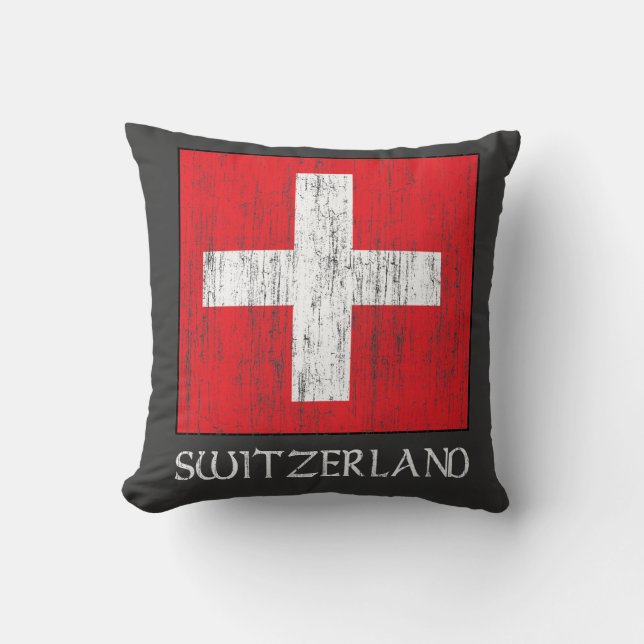 Coussin Drapeau de la Suisse (Recto)