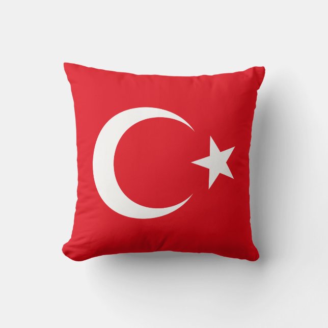 Coussin Drapeau de la Turquie (Recto)