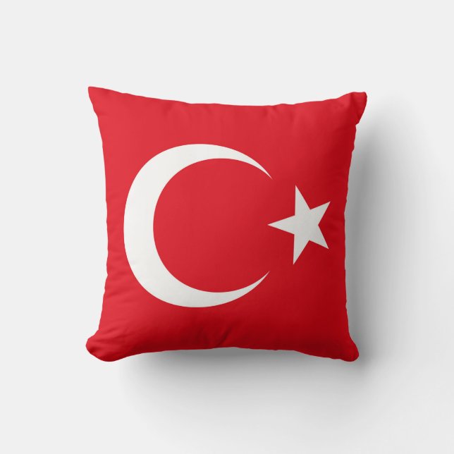 Coussin Drapeau de la Turquie (Recto)