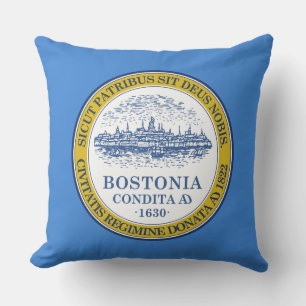 Coussin Drapeau de la ville de Boston (Massachusetts)