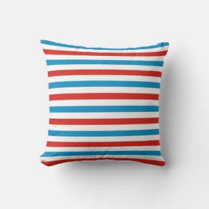 Coussin drapeau de la ville de chicago États-Unis d'Amériq