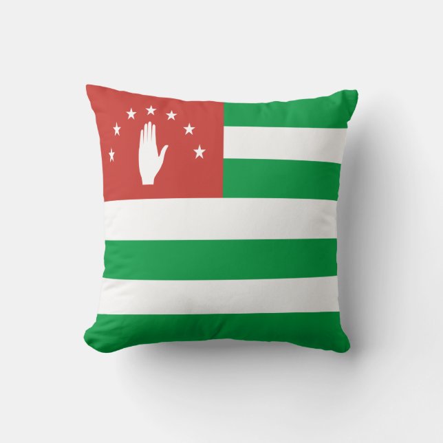 Coussin Drapeau de l'Abkhazie patriotique (Recto)