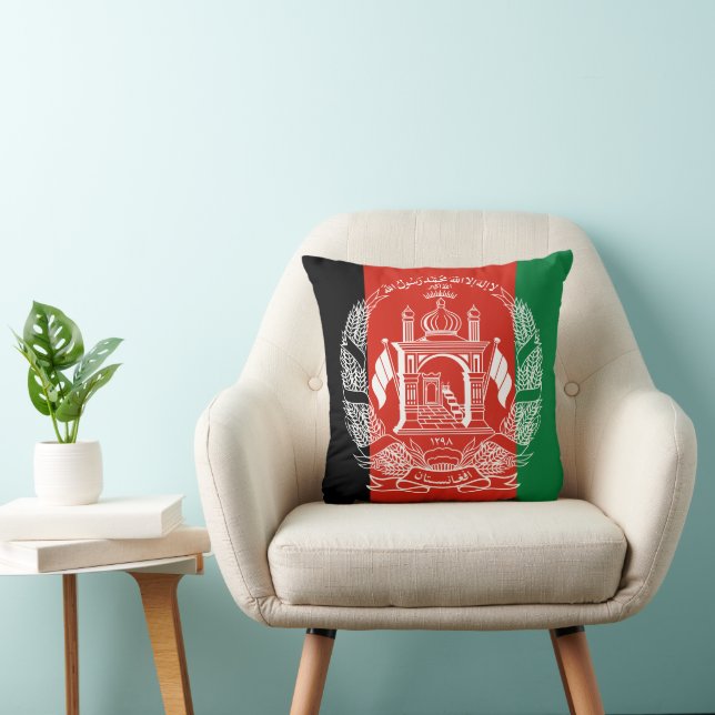 Coussin Drapeau de l'Afghanistan (Chaise)