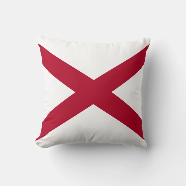 Coussin Drapeau de l'Alabama (Recto)