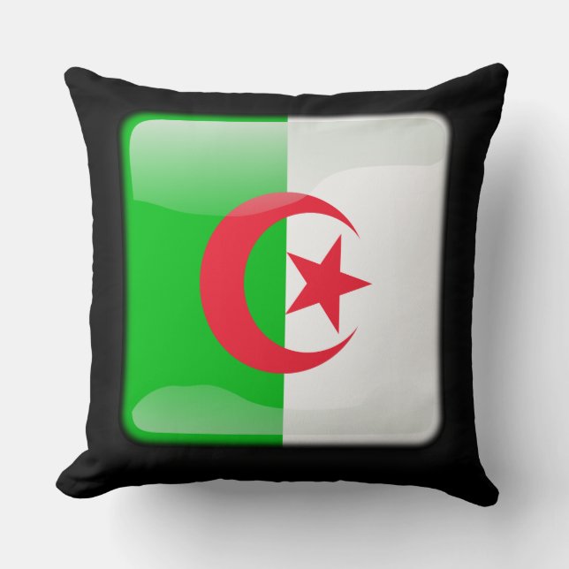 Coussin Drapeau de l'Algérie (Recto)