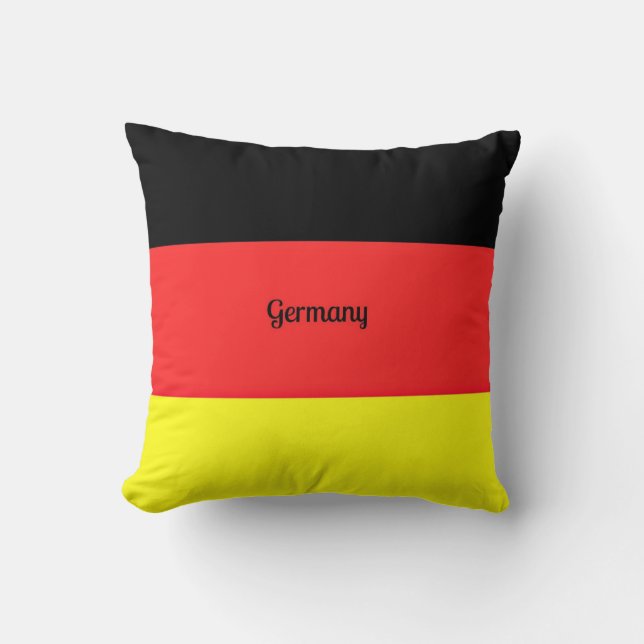 Coussin Drapeau de l'Allemagne (Recto)