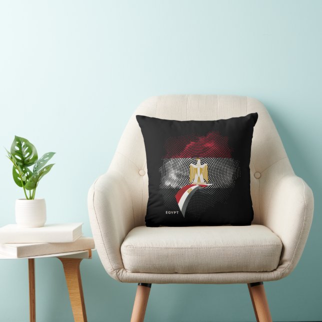 Coussin Drapeau de l'Égypte (Chaise)