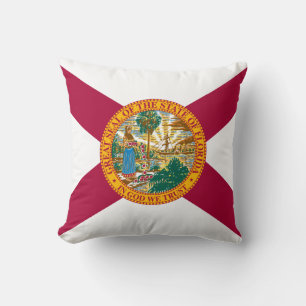 Coussin Drapeau de l'État de Floride