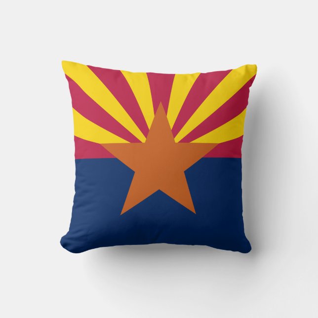 Coussin Drapeau de l'État de l'Arizona (Recto)