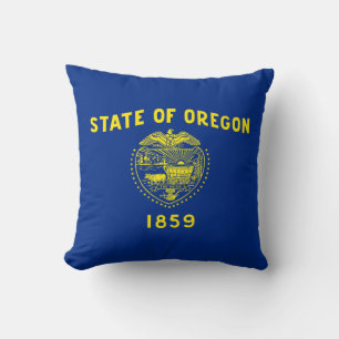 Coussin Drapeau de l'État de l'Oregon