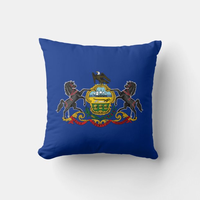 Coussin Drapeau de l'État de Pennsylvanie (Recto)