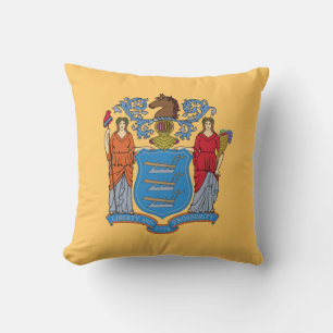 Coussin Drapeau de l'État du New Jersey