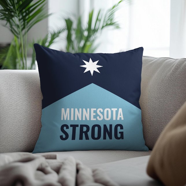 Coussin Drapeau de l'État rebelle du Minnesota (Créateur téléchargé)