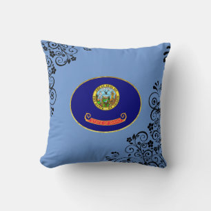 Coussin Drapeau de l'Idaho