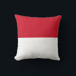 Coussin Drapeau de l'Indonésie<br><div class="desc">Drapeau de l'Indonésie</div>