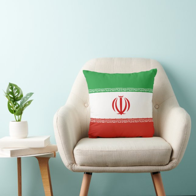 Coussin Drapeau de l'Iran (Chaise)