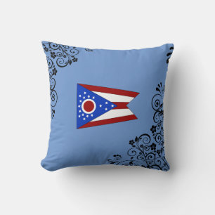Coussin Drapeau de l'Ohio