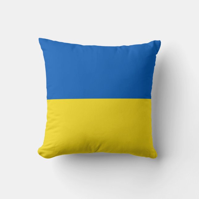 Coussin Drapeau de l'Ukraine (Recto)