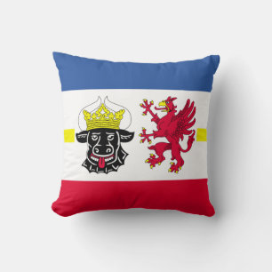 Coussin Drapeau de Mecklembourg-Poméranie occidentale Orei